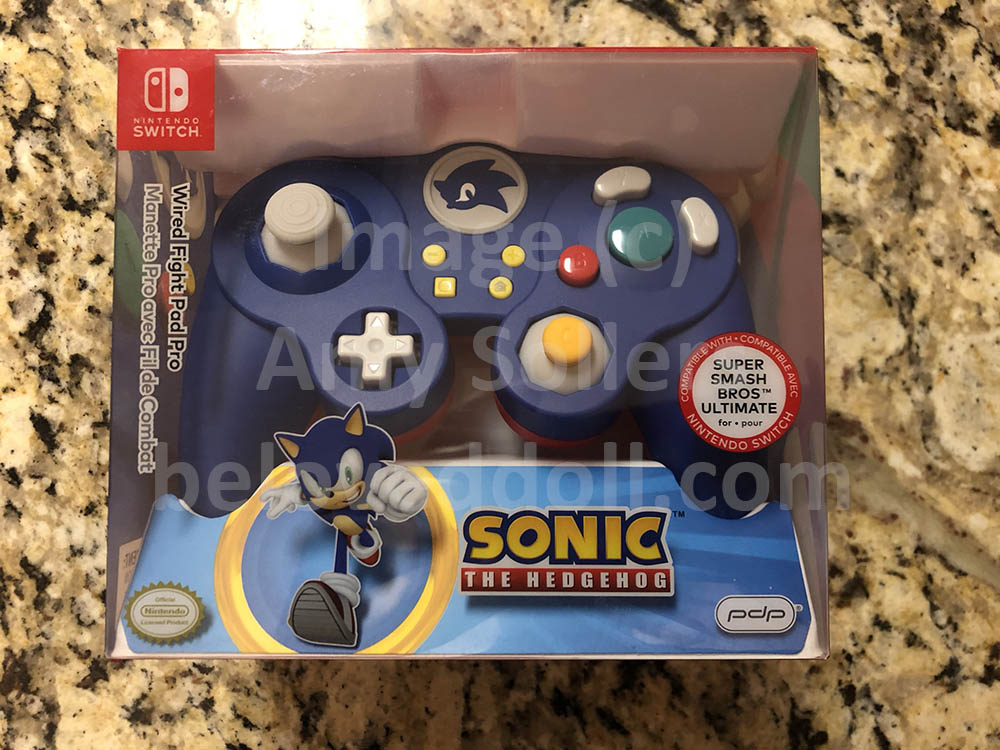 PDP Sonic the Hedgehog Wired Fight Pad Pro Controller GameCube Style