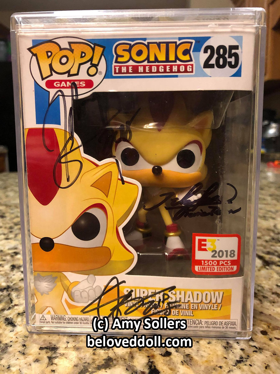 Super Shadow Funko Pop Figure Signed E3 2018 Limited Edition